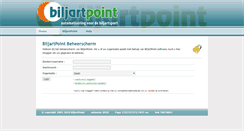 Desktop Screenshot of beheer.biljartpoint.nl